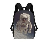 sinyumoney Astronaut Floating in Space-20 3D Printed 17inch Kids School Bag Rucksacks Children's School Fashion Casual Back Pack High Capacity Travel Book Bags