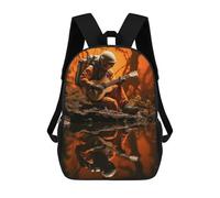 sinyumoney Astronaut Guitar Backpack School Bag Backpack For Girls Boys Backpacks Large Capacity Kids Backpack Lightweight School Bags For Kids Students 17inch