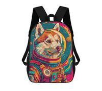 sinyumoney Astronaut Husky Space Children’s Backpack Girls Boys, Rucksack Bag, Daypack, Primary School, Perfect for Back to Kids School Or PE, Gifts And Travel 17inch
