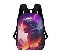sinyumoney Astronaut in Alien Landscape -4 Rucksack Computer Rucksack for School/Work/Travel for Teenage Girls Boys Women Men 17inch
