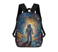 sinyumoney Astronaut in Cosmic Dreamscape -1 Kids Backpacks Children Bag,Anime Bag,Large Capacity Kids Backpack, 3D Printed Children's,Student Schoolbag,Kids Boys Girls School Bag 17inch