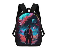 sinyumoney Astronaut in Outer Space Casual Daypack Backpacks School Bag for Girls Boys High College Teens Knapsack Men Women Travel Laptop Rucksack College Bookbag 17inch