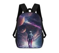 sinyumoney Astronaut in Space -158 Backpack School Water Resistant Computer Rucksack for Men/Women 17inch