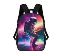 sinyumoney Astronaut in Space -196 Backpack Schoolbags for Boys Girls Casual Sport Daypack Elementary Primary Large Capacity Bookbags 17inch