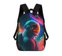 sinyumoney Astronaut in Space -29 3D Printed School Bag Children's School Backpack Schoolbags Travel Backpacks Casual Fashion Bag for Kids School Students 17inch