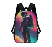 sinyumoney Astronaut in Space -37 Backpack School Fashion Stationery Backpack Waterproof Casual Daypacks for Men, Women & Teenage Boys 17inch