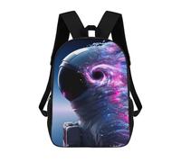 sinyumoney Astronaut in Space -5 3D Printed 17inch Kids School Bag Rucksacks Children's School Fashion Casual Back Pack High Capacity Travel Book Bags