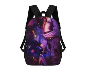 sinyumoney Astronaut in Space -59 Rucksack Water Resistant Travel Backpack Computer Bag for Men, Women & Teenage Boys 17inch