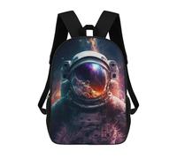 sinyumoney Astronaut in Space -92 Rucksacks 3D Printed Children Backpacks Fashion Casual Daypack Cute Travel Bags Outdoor Casual Daypack for Boy And Girl 17inch