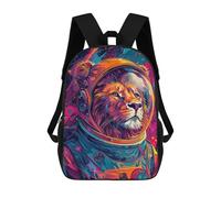 sinyumoney Astronaut Lion Space Backpack School Bag Daypacks Business Backpack Water Resistant Bookbag for Men/Women 17inch