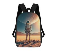 sinyumoney Astronaut on Mars -2 Backpack School Bag Lightweight Airport College Students Back Pack for Men/Women 17inch