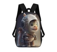 sinyumoney Astronaut Space Horse Pony School Backpack Water Resistant Computer Rucksack- Perfect for Travel, Work And Daily Use 17inch