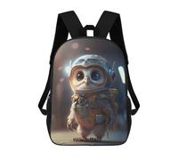 sinyumoney Astronaut Space Owl School Bags Large Lightweight Casual Backpack- Perfect for Travel, Work And Daily Use 17inch
