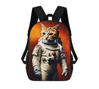 sinyumoney Astronomy Cat Backpack 3D Printed School Bag For Boys High Capacity Travel Backpacks Book Bags Boys School Bag Mochila 17inch