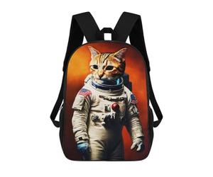 sinyumoney Astronomy Cat Backpack 3D Printed School Bag For Boys High Capacity Travel Backpacks Book Bags Boys School Bag Mochila 17inch