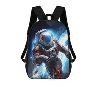 sinyumoney Astronomy in Space School Backpack Schoolbags For Girls Boys Backpack With Pocket Fashion School Bag Kids Backpack 17inch