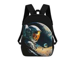 sinyumoney Astronomy on The Moon School Backpack Lightweight Schoolbag Dayback Bookbag College for Teenage Girls Boys Women Men 17inch