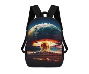 sinyumoney Atomic Explosion Backpack School Bag Water Resistant School Bag Business Backpack - Perfect for Travel, Work And Daily Use 17inch