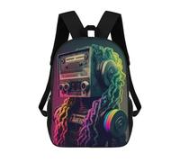 sinyumoney Audio Fusion Robot Backpack Cartoon Plush Bag, 3D Backpack for Kids School Bag Birthday Gift Idea for Boys And Girls 17inch