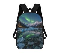 sinyumoney Aurora Borealis Reflections-20 Rucksack Water Resistant Computer Rucksack for Camping Outdoor Adventures And Daily Travel 17inch