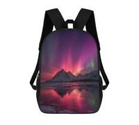 sinyumoney Aurora Borealis Reflections-5 Backpack School Bag Computer Rucksack for School/Work/Travel for Camping Outdoor Adventures And Daily Travel 17inch