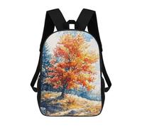 sinyumoney Autumn Color Burst Backpacks 3D Printed 17inch Kids School Backpack Outdoor Casual Daypack Casual Travel Bags for Middle School Students