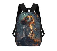 sinyumoney Autumn Forest Adventure School Backpack Business Durable Laptop Bag for Camping Outdoor Adventures And Daily Travel 17inch