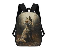 sinyumoney Autumn Fox in Forest-5 Backpack School Bag Business Durable Laptop Bag for Campus Outdoor Travel Sports 17inch