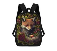 sinyumoney Autumn Fox with Berries Backpack School Computer Rucksack for School/Work/Travel- Perfect for Travel, Work And Daily Use 17inch