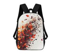 sinyumoney Autumn Leaves Abstract Backpack School Large Water Resistant Laptop Backpack for Teenage Girls Boys Women Men 17inch