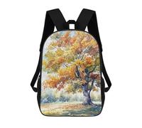 sinyumoney Autumn Oak Splendor Backpack, Children's Backpack, Student School Bag Bookbag Rucksack, 3D Printed School Bag for Boys Girls 17inch