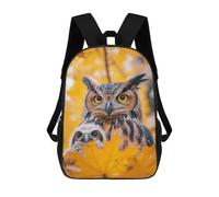 sinyumoney Autumn Owl Family-1 School Backpack Business Durable Laptop Bag for Camping Outdoor Adventures And Daily Travel 17inch