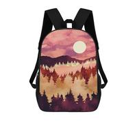sinyumoney Autumn Sunset School Bags Water Resistant Travel Backpack Computer Bag - Perfect for Travel, Work And Daily Use 17inch