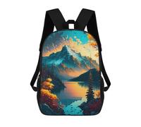 sinyumoney Autumnal Lake Reflections School Backpack Rucksack Casual Daypacks School Work Travel Bag for Campus Outdoor Travel Sports 17inch