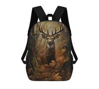 sinyumoney Autumnal Majesty in The Forest Backpack School Fashion Stationery Backpack Waterproof Casual Daypacks for Men, Women & Teenage Boys 17inch