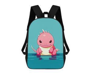 sinyumoney Axolotl Animal Fantasy Ronaldo Backpack, Children's Backpack, Student School Bag, Book Bag, 3D Printed School Bag For Boys And Girls, 17inch