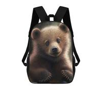 sinyumoney Baby Bear Cute Backpack for Boys Teen Students, Girls Rucksack Bags Toddler Elementary Middle School Bookbag 17inch