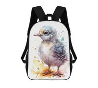 sinyumoney Baby Seagull Watercolor Backpack School Lightweight Schoolbag Dayback Bookbag College for Girl, Teen Girls 17inch