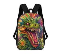 sinyumoney Backpack, Dragon's Fiery Majesty -2 School Bags Schoolbag, School Bags,Travel Rucksacks Book Bags 3D Printed Cartoon Large Capacity Backpack for Boy And Girl 17inch