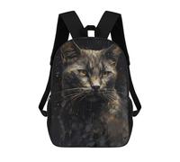 sinyumoney Backpack for Boys Girls 3d Print American Shorthair Cat Bookbag Elementary School Kids Casual Travel Bag Laptop Daypack 17inch