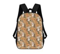 sinyumoney Backpack for Boys Girls 3d Print Cute Mouse Pattern Bookbag Elementary School Kids Casual Travel Bag Laptop Daypack 17inch