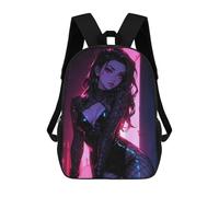 sinyumoney Backpack for Boys Girls 3d Print Hot Anime Fishnet Waifu Bookbag Elementary School Kids Casual Travel Bag Laptop Daypack 17inch