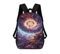sinyumoney Backpack, Galactic Fusion School Bags Schoolbag, School Bags,Travel Rucksacks Book Bags 3D Printed Cartoon Large Capacity Backpack for Boy And Girl 17inch