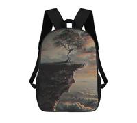 sinyumoney Backpack, Life Is Not Problem School Bags Schoolbag, School Bags,Travel Rucksacks Book Bags 3D Printed Cartoon Large Capacity Backpack for Boy And Girl 17inch