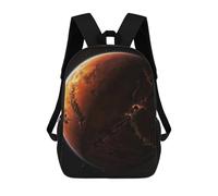 sinyumoney Backpacks A Martian Landscape Kids School Backpack School Bag 3D Printed School Bags for Boys Elementary And Middle School Students 17inch