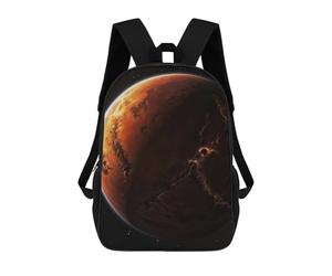 sinyumoney Backpacks A Martian Landscape Kids School Backpack School Bag 3D Printed School Bags for Boys Elementary And Middle School Students 17inch