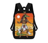 sinyumoney Backpacks Anu gyptian God of Death Kids School Backpack School Bag 3D Printed School Bags for Boys Elementary And Middle School Students 17inch