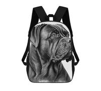 sinyumoney Backpacks Cane Corso Drawing Kids School Backpack School Bag 3D Printed School Bags for Boys Elementary And Middle School Students 17inch