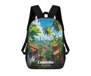 sinyumoney Backpacks Colombo, Sri Lanka Travel Kids School Backpack School Bag 3D Printed School Bags for Boys Elementary And Middle School Students 17inch