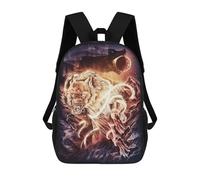 sinyumoney Backpacks Fenrirs Escape Kids School Backpack School Bag 3D Printed School Bags for Boys Elementary And Middle School Students 17inch